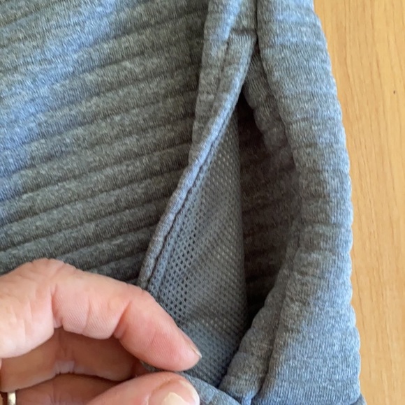 WOMENS MEDIUM NIKE FULL ZIP HOODIE JACKET  TOP SHIRT GREY - Picture 4 of 6